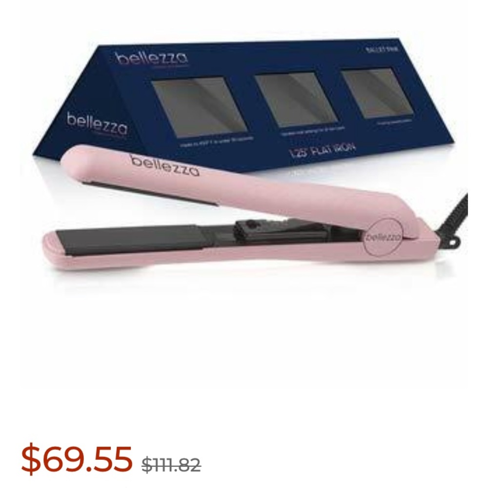 Hot pink Bellezza straightener